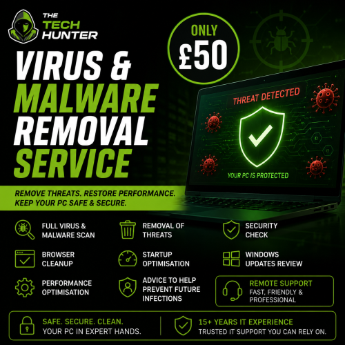 Virus & Malware Removal Service